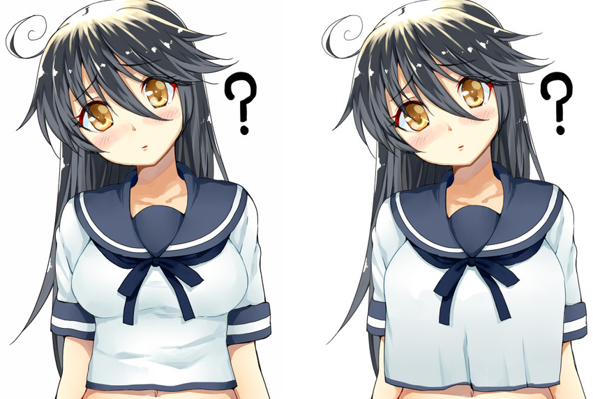 ushio (kantai collection) drawn by b-ginga