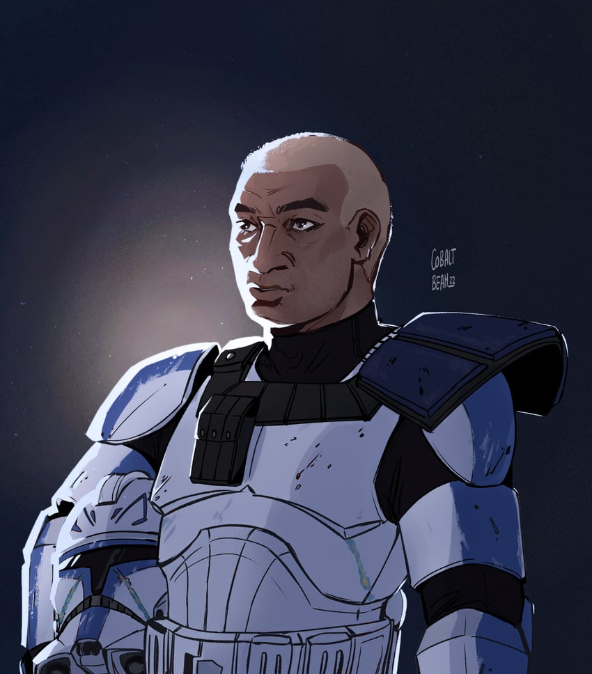 captain rex (star wars and 1 more) drawn by cobalt_beam