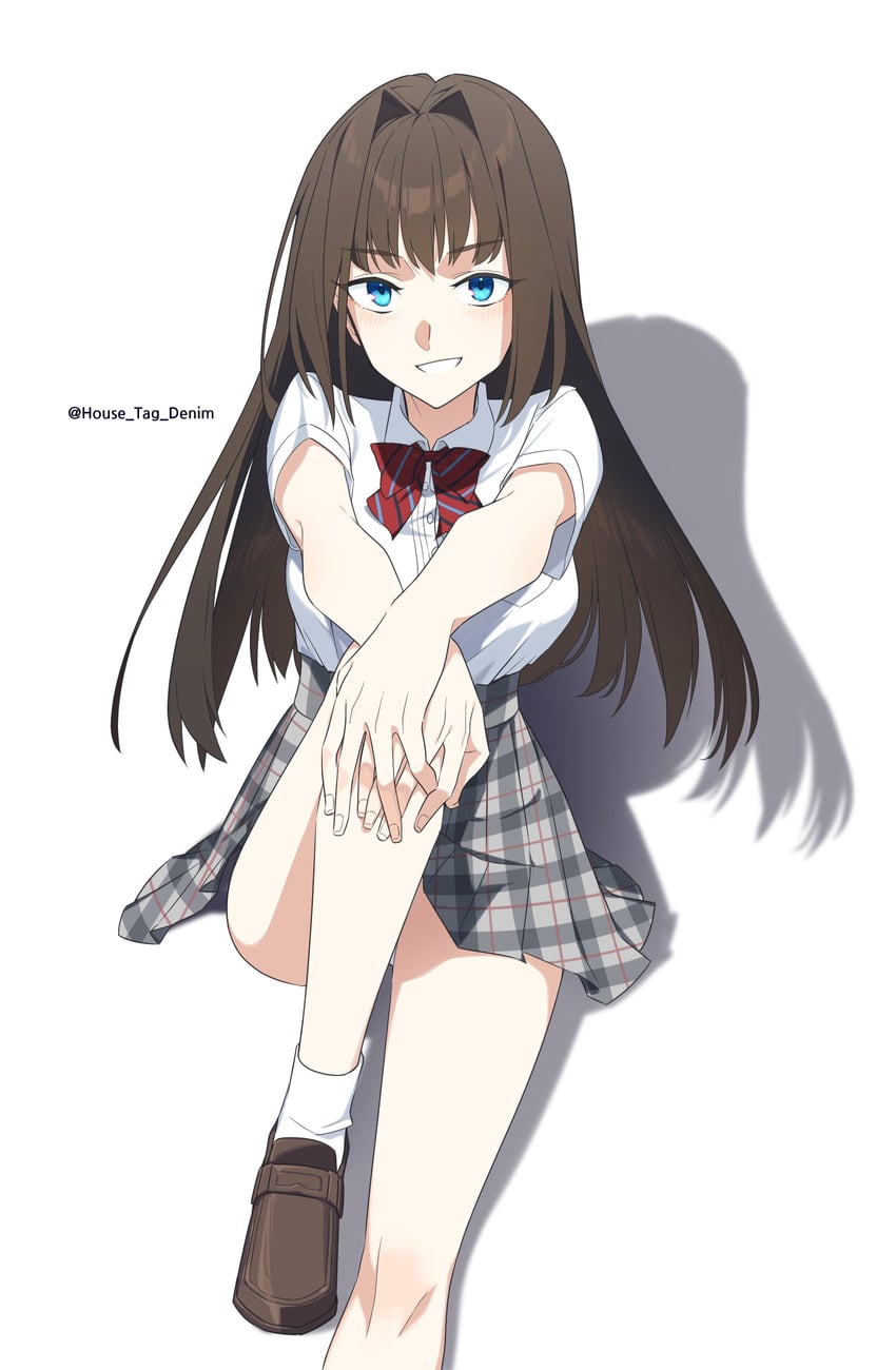 aozaki aoko (fate and 2 more) drawn by house_tag_denim