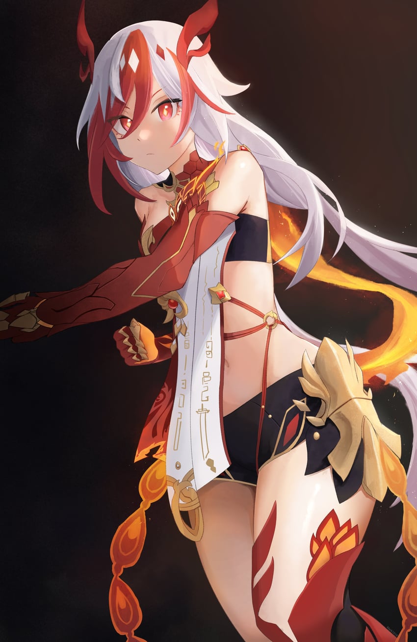 fu hua (honkai and 1 more) drawn by mark1019