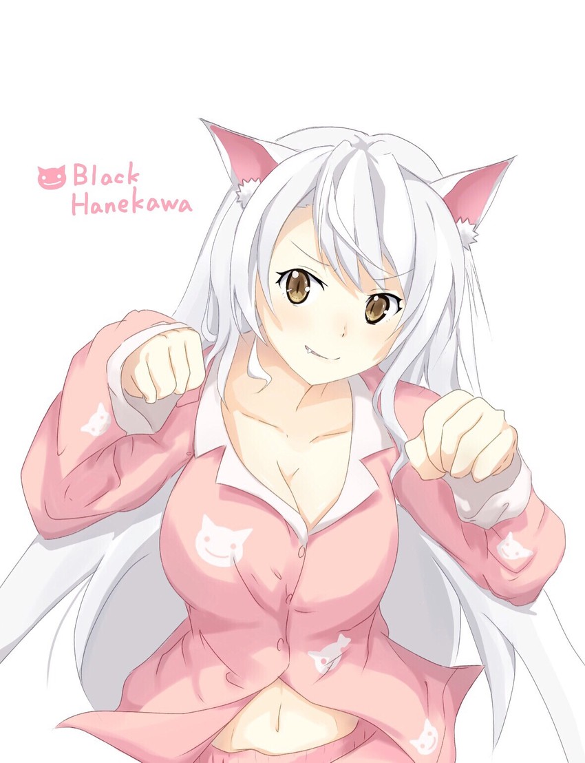 hanekawa tsubasa and black hanekawa (monogatari and 2 more) drawn by yossui