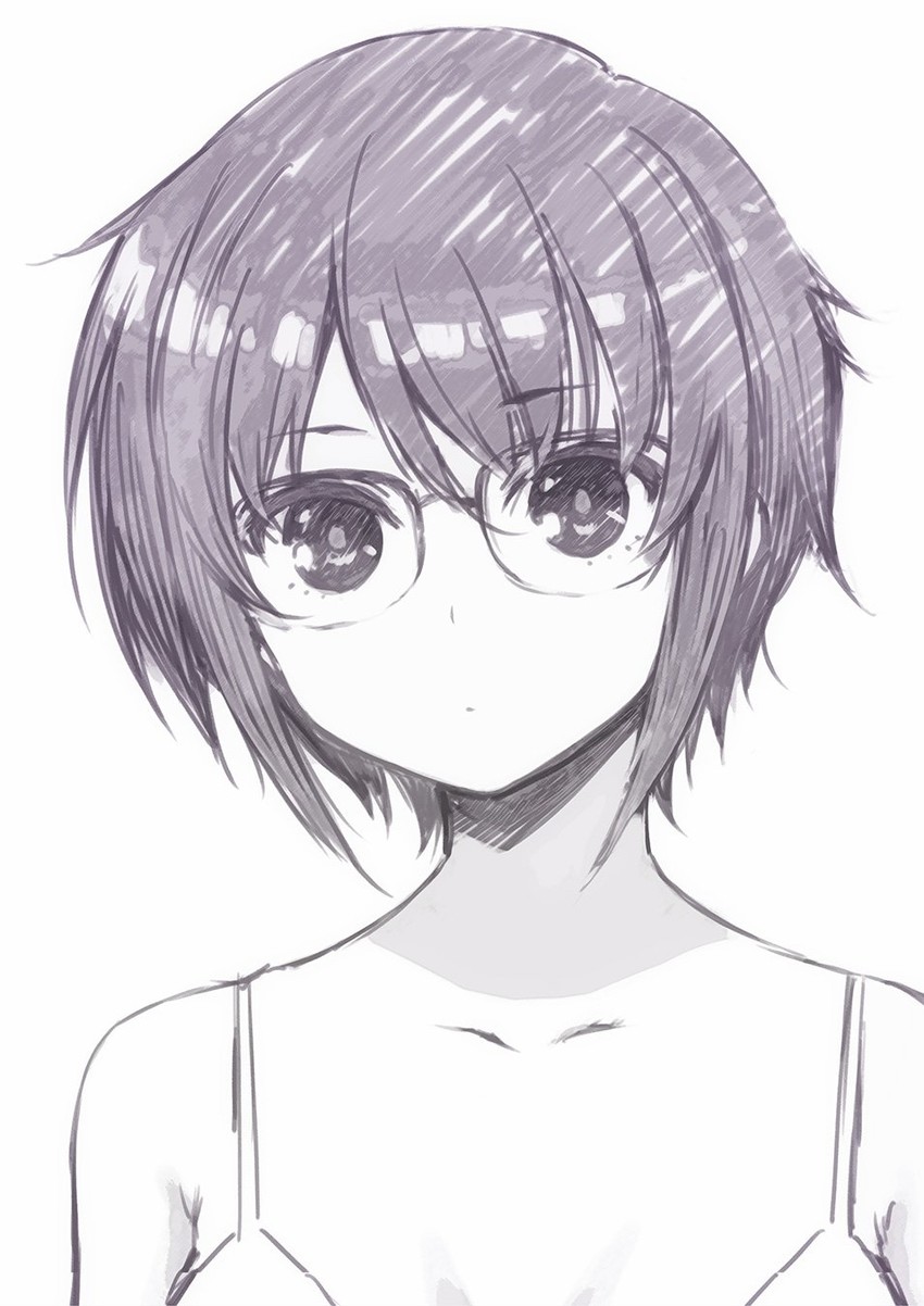 nagato yuki (suzumiya haruhi no yuuutsu and 2 more) drawn by puyo_(puyotopia)
