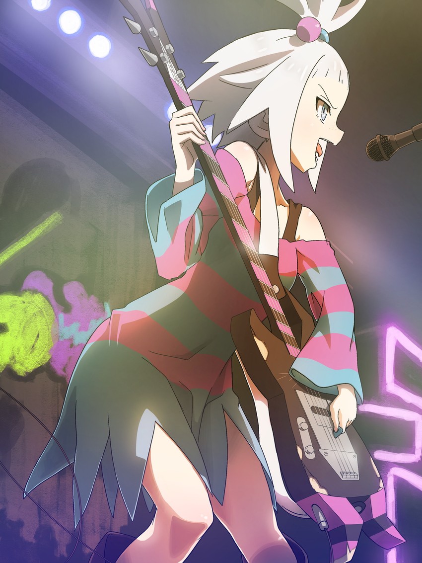 roxie (pokemon and 1 more) drawn by yachi_(fujiyasu0616)