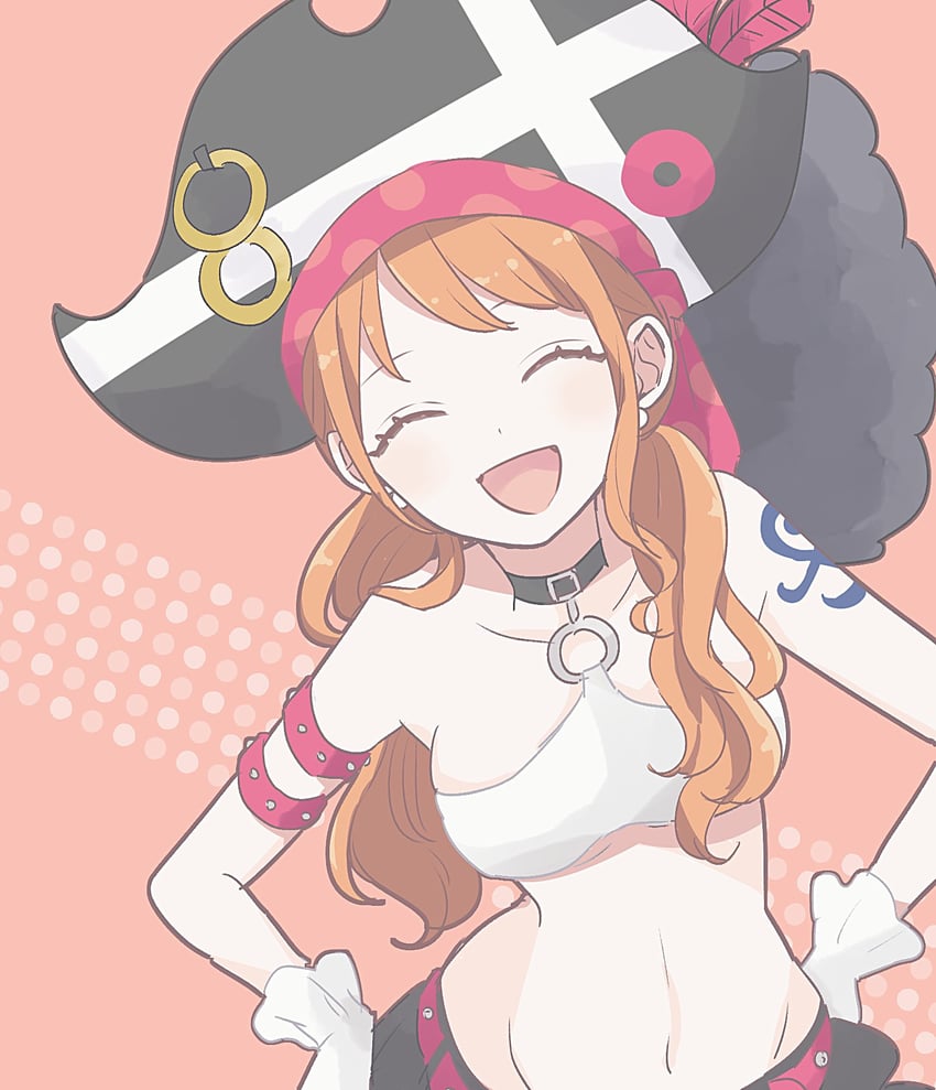 nami (one piece and 1 more) drawn by shinogo_no