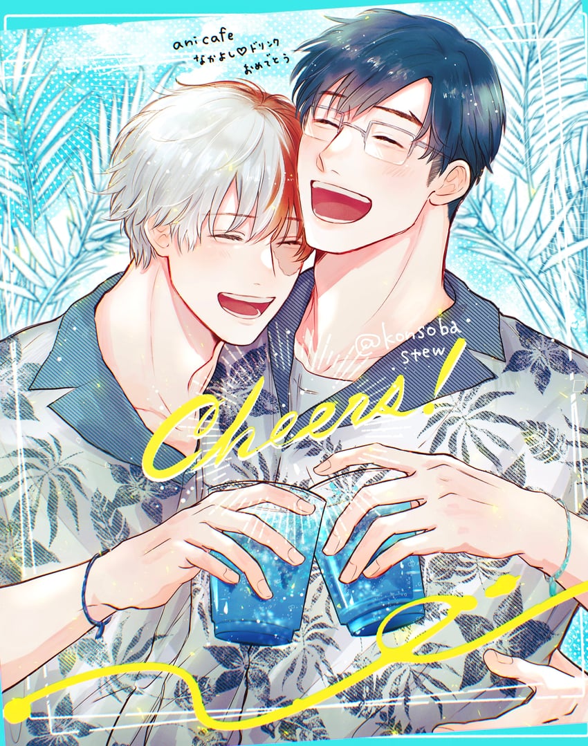 todoroki shoto and iida tenya (boku no hero academia) drawn by konsobastew