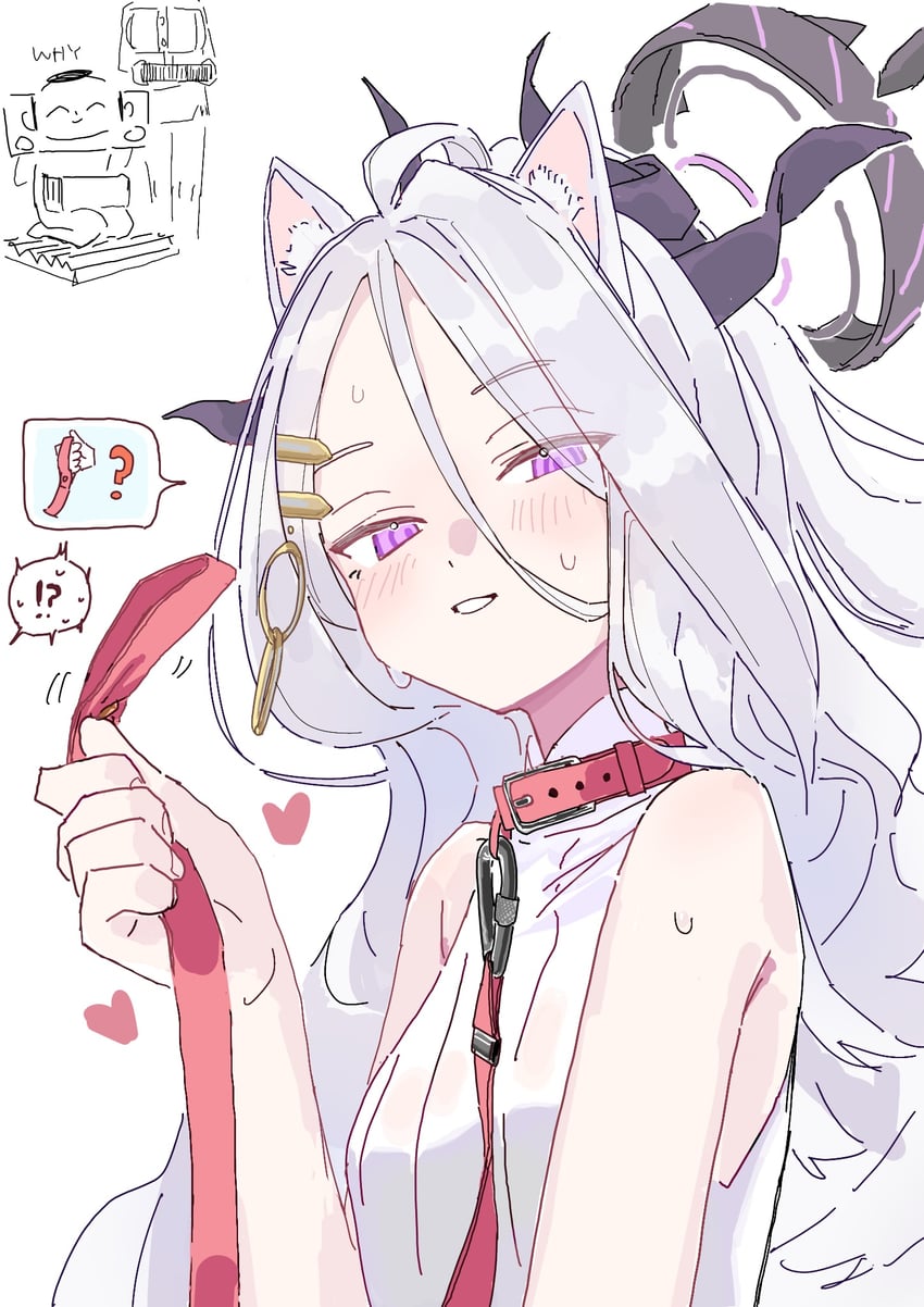sensei, doodle sensei, and hina (blue archive) drawn by ponpokotan