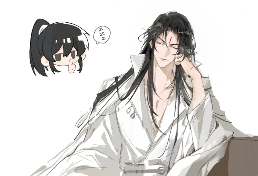 yan zhengming and cheng qian (liu yao) drawn by elderberrywine