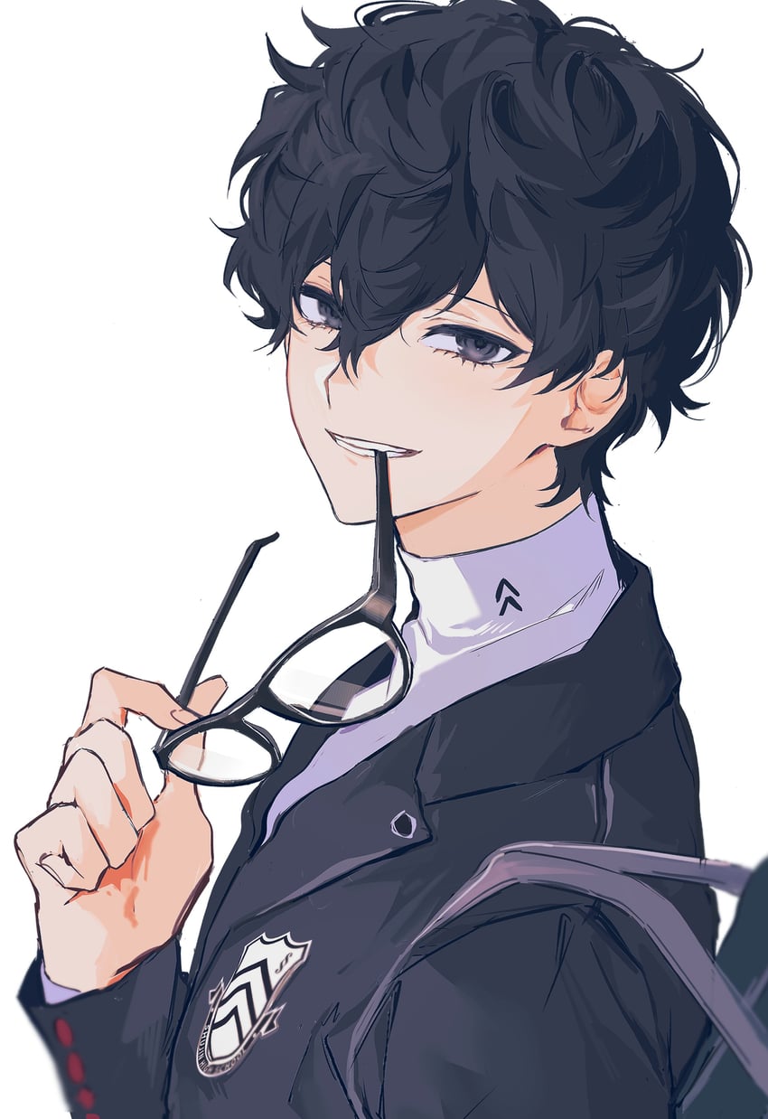 amamiya ren (persona and 1 more) drawn by mnce_o