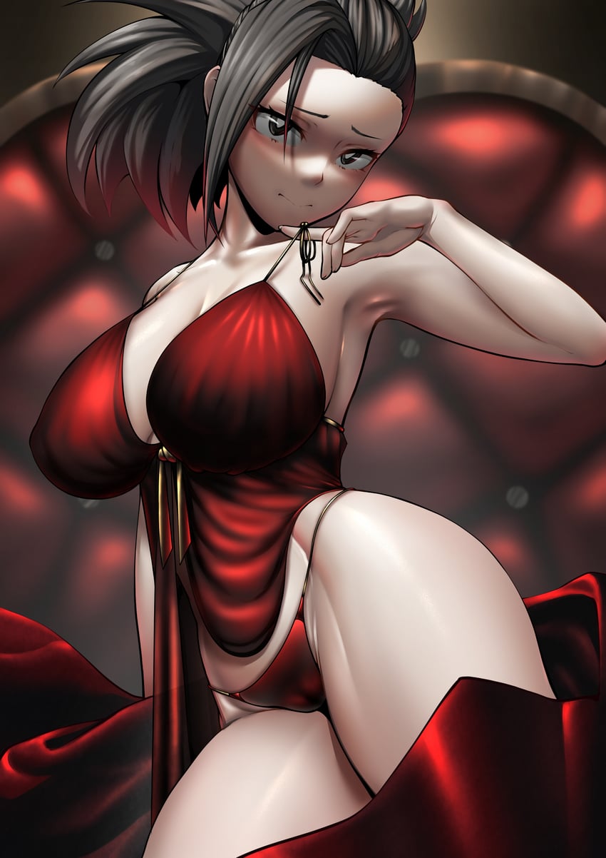yaoyorozu momo (boku no hero academia) drawn by max_(maxlikeapicture)