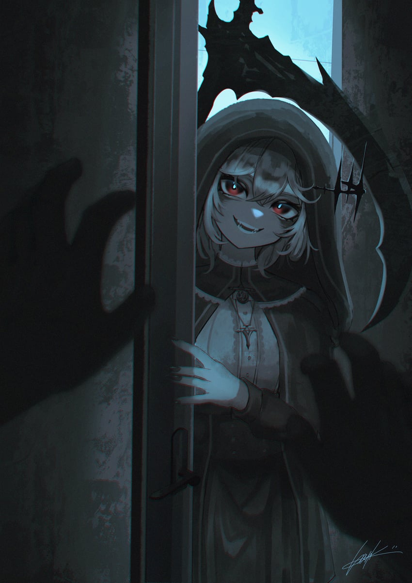 death and grim reaper (original) drawn by sutorobo72