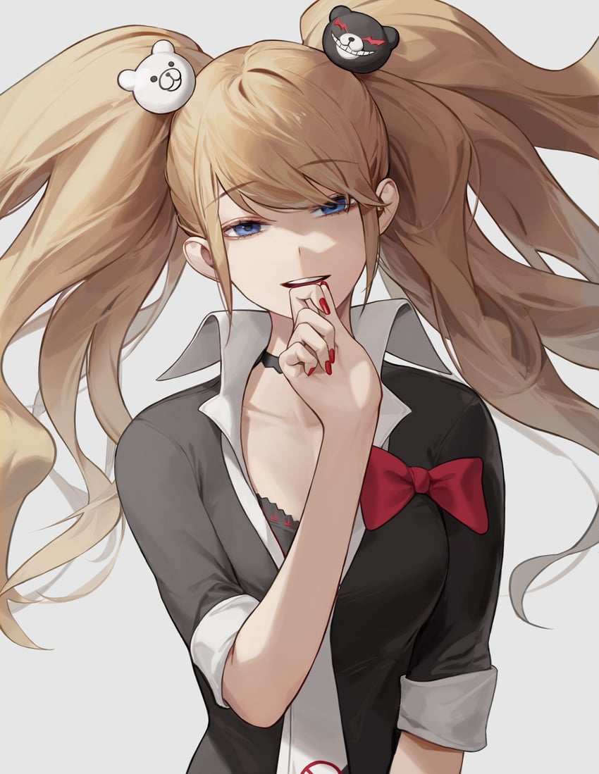 enoshima junko (danganronpa and 1 more) drawn by cotta_(heleif)