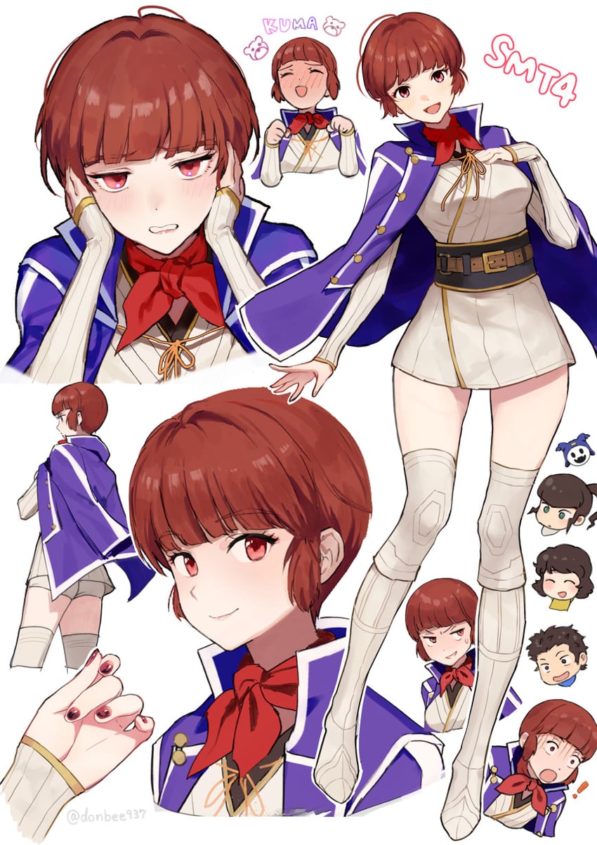 jack frost, flynn, isabeau, nanashi, and walter (shin megami tensei and 1 more) drawn by donbee937