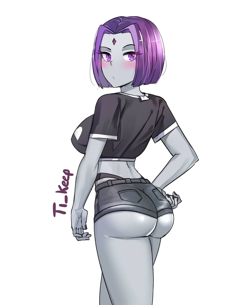 raven (dc comics and 1 more) drawn by ti_keep
