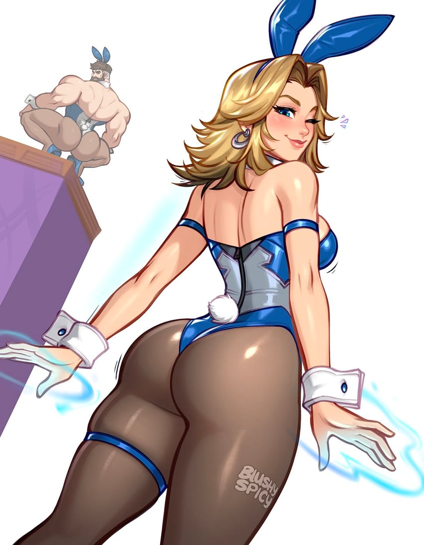 sue storm and reed richards (marvel and 2 more) drawn by blushyspicy