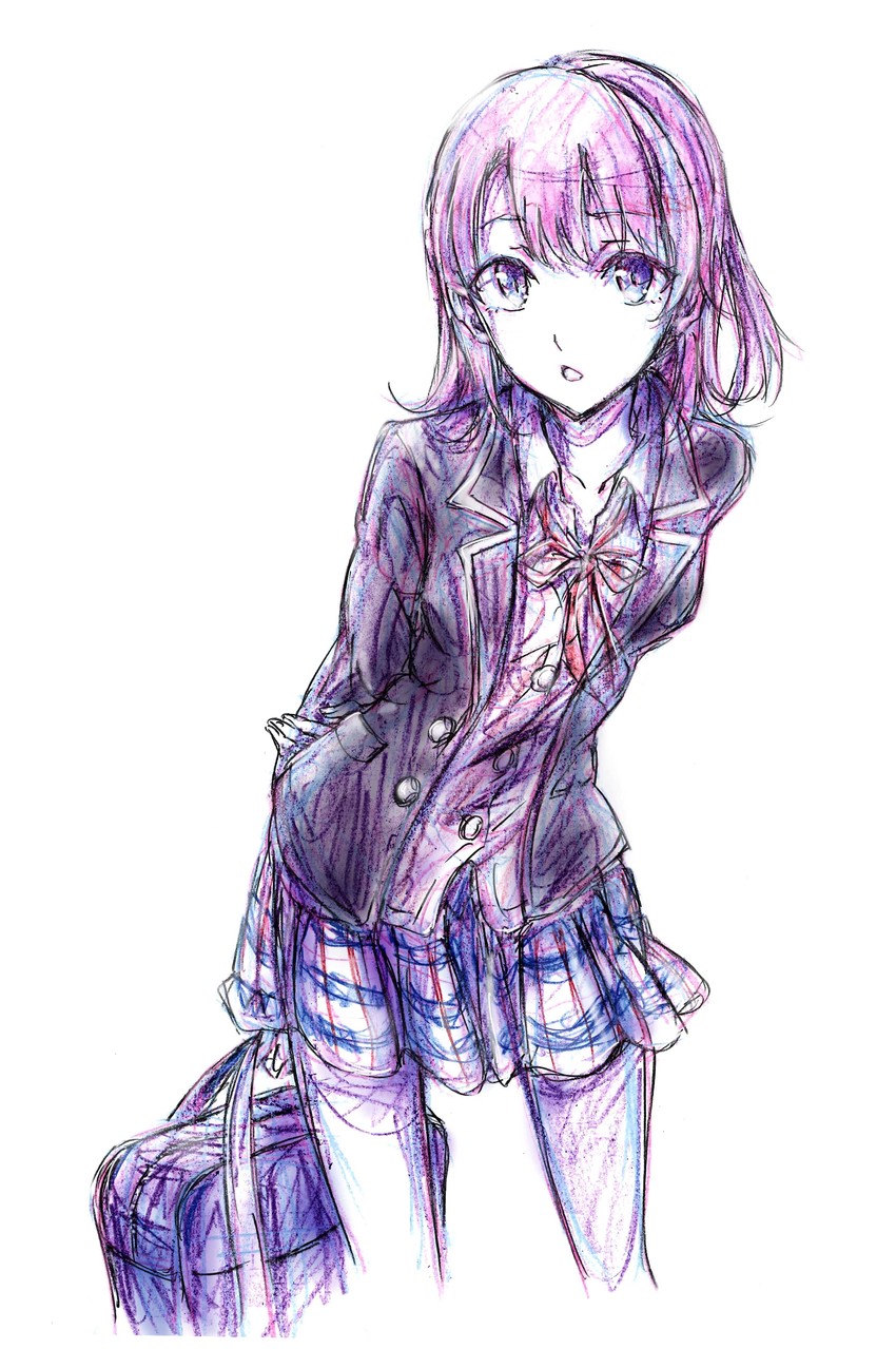 isshiki iroha (yahari ore no seishun lovecome wa machigatteiru.) drawn by gata2013