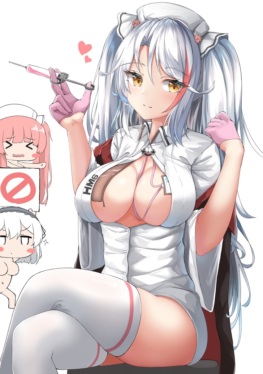 prinz eugen, sirius, and perseus (azur lane) drawn by moyoron