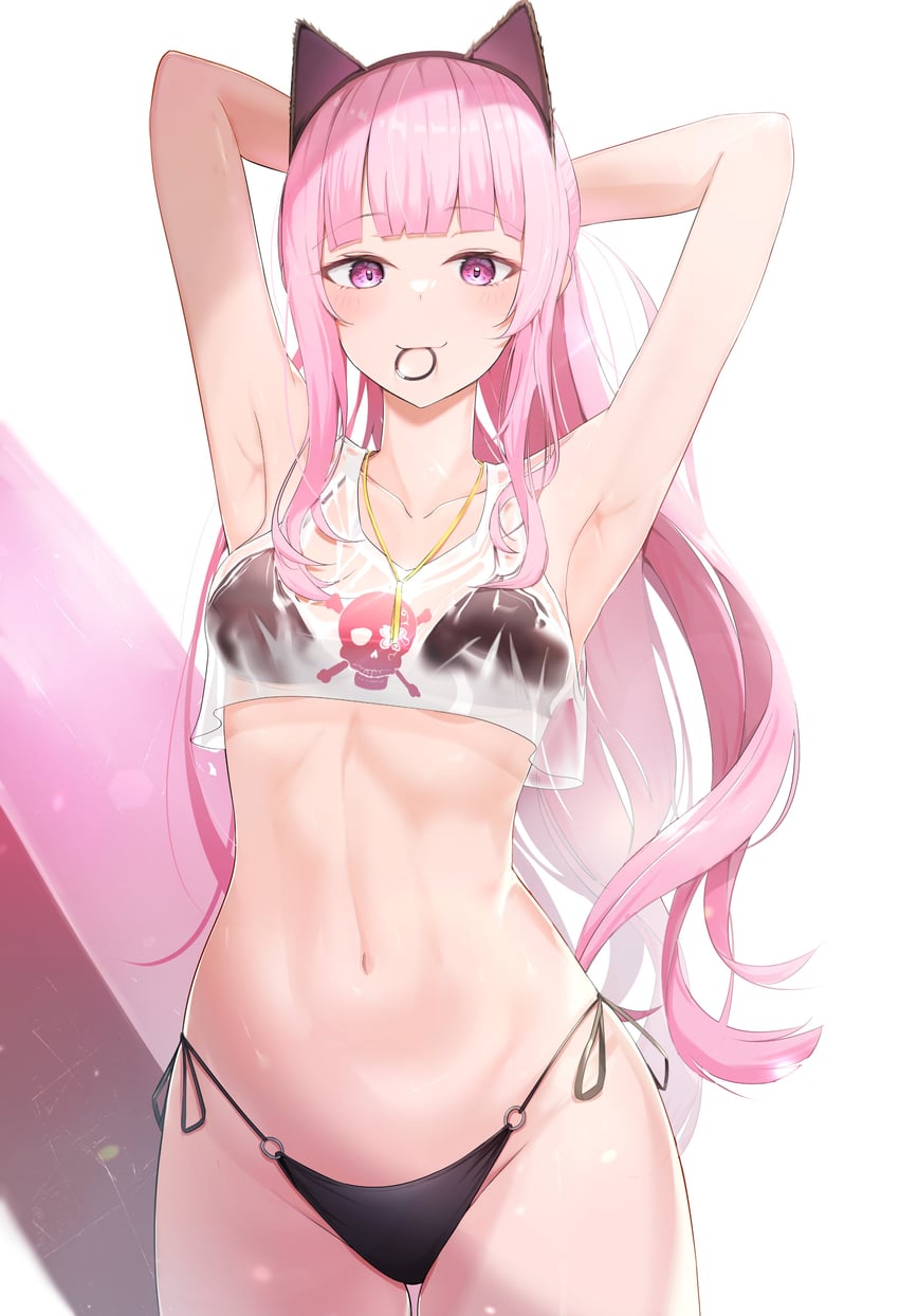 mori calliope (hololive and 1 more) drawn by three_twosix