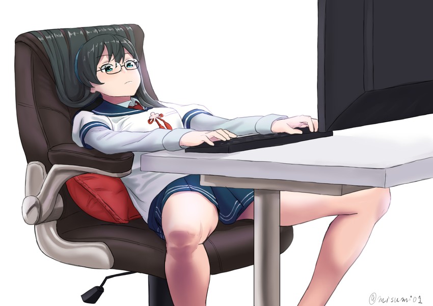 ooyodo (kantai collection) drawn by misumi_(niku-kyu)