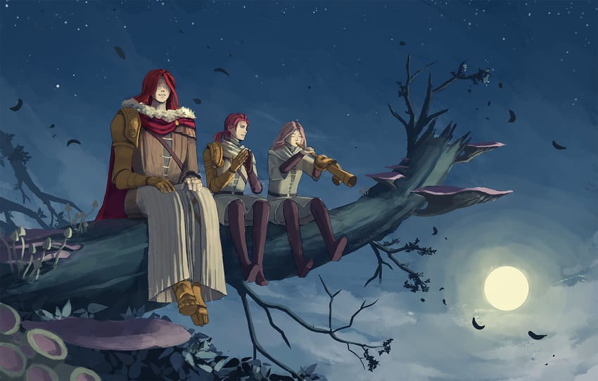 malenia blade of miquella, melina, and millicent (elden ring and 1 more) drawn by omnileaden