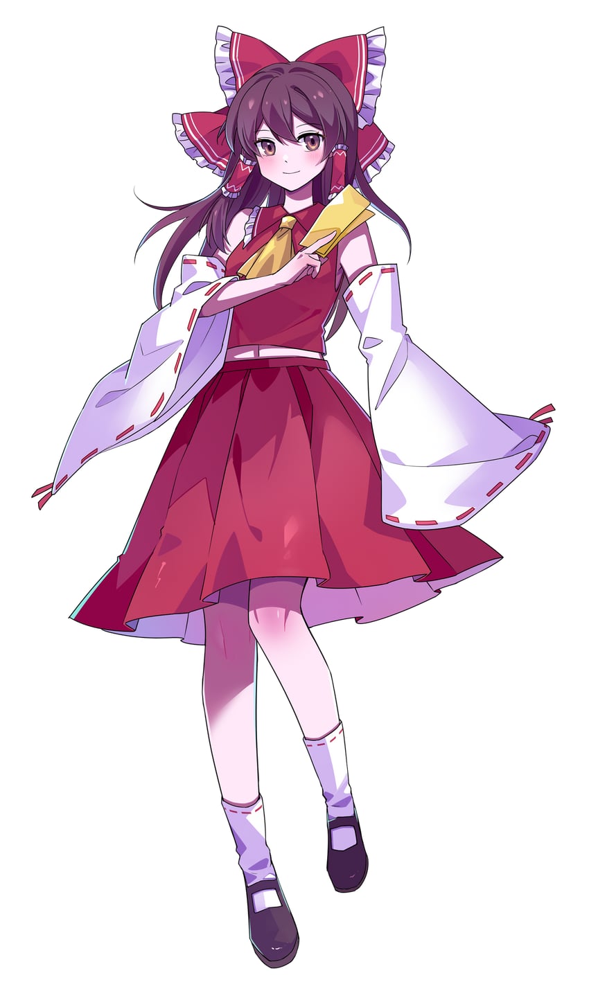 hakurei reimu (touhou) drawn by ssm_(ssm82048039)