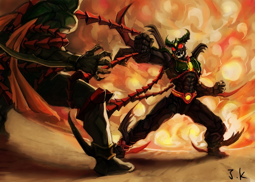 kamen rider gills, another agito, and kamen rider exceed gills (kamen rider and 1 more) drawn by ryou-k