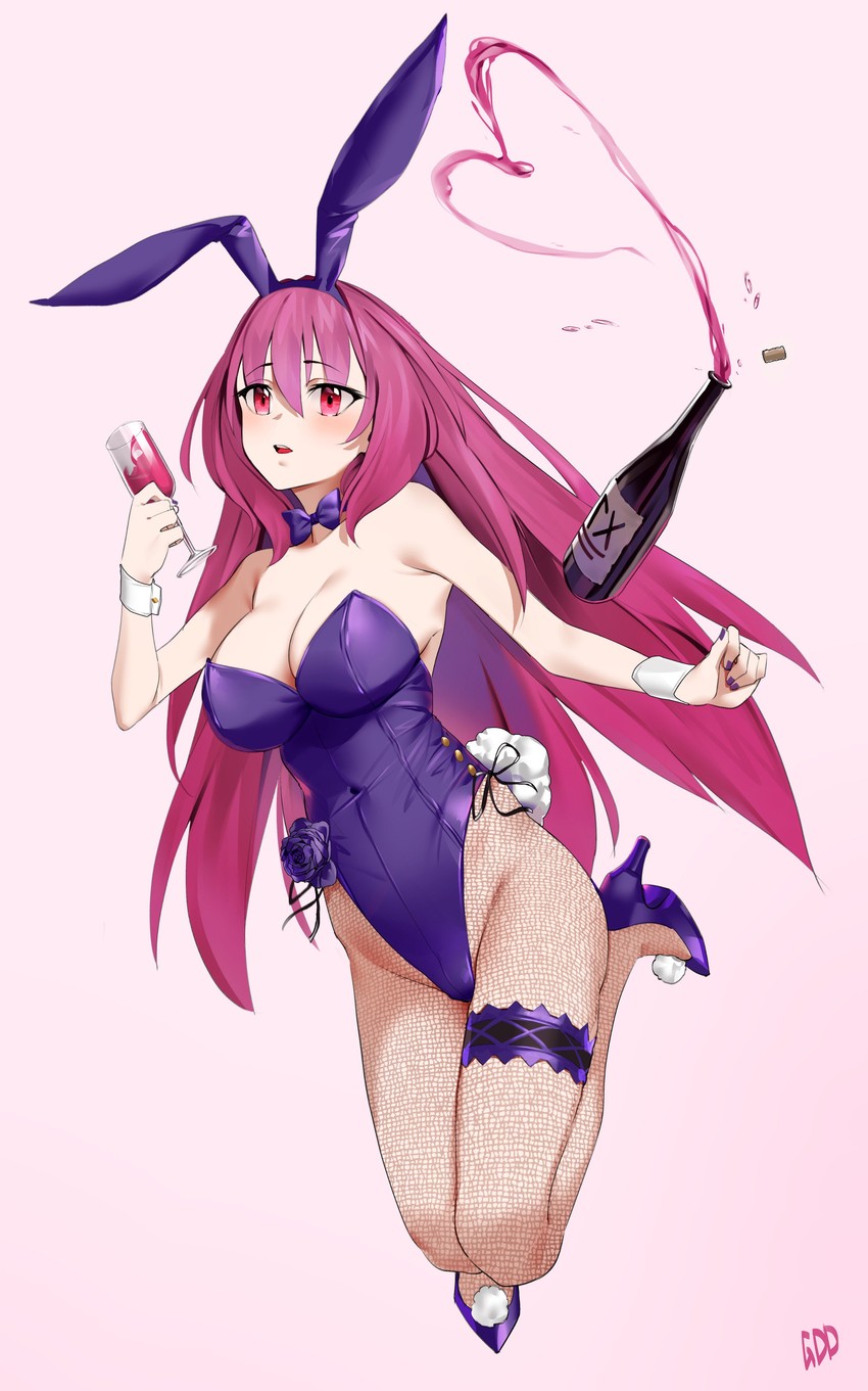 scathach (fate and 1 more) drawn by gdd_(vkejr702)