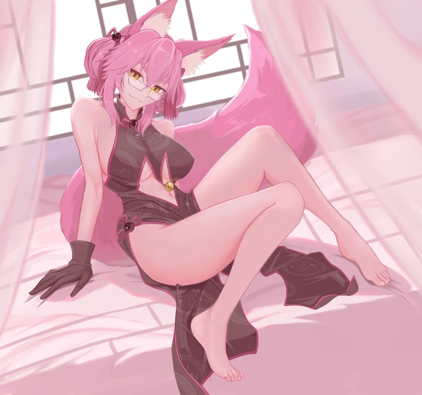 tamamo and koyanskaya (fate and 1 more) drawn by kapi-san