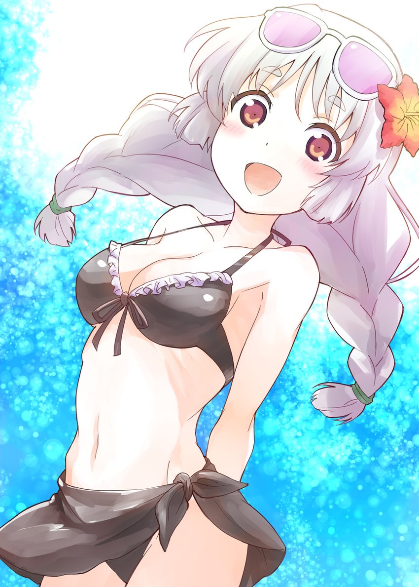 kushikawa hatoko (inou-battle wa nichijou-kei no naka de) drawn by nyama