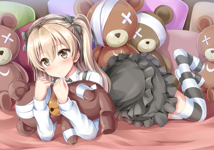 shimada arisu and boko (girls und panzer) drawn by kyamu_(qqea92z9n)