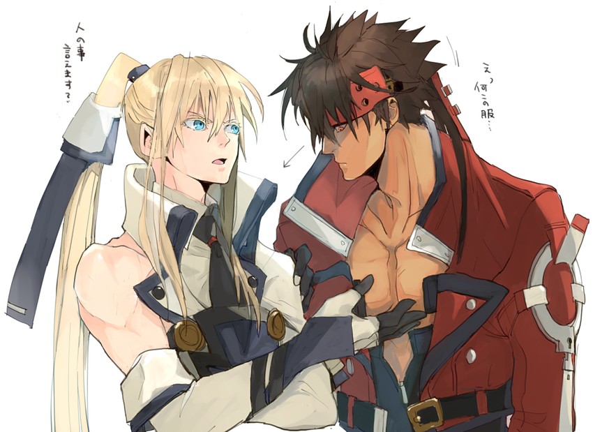 sol badguy and ky kiske (guilty gear and 1 more) drawn by kishiro_yutaka