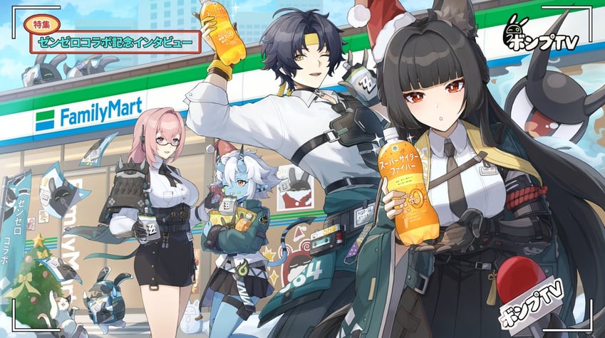 hoshimi miyabi, tsukishiro yanagi, soukaku, asaba harumasa, and tailless (zenless zone zero) drawn by suitchi_(gn4othi61)