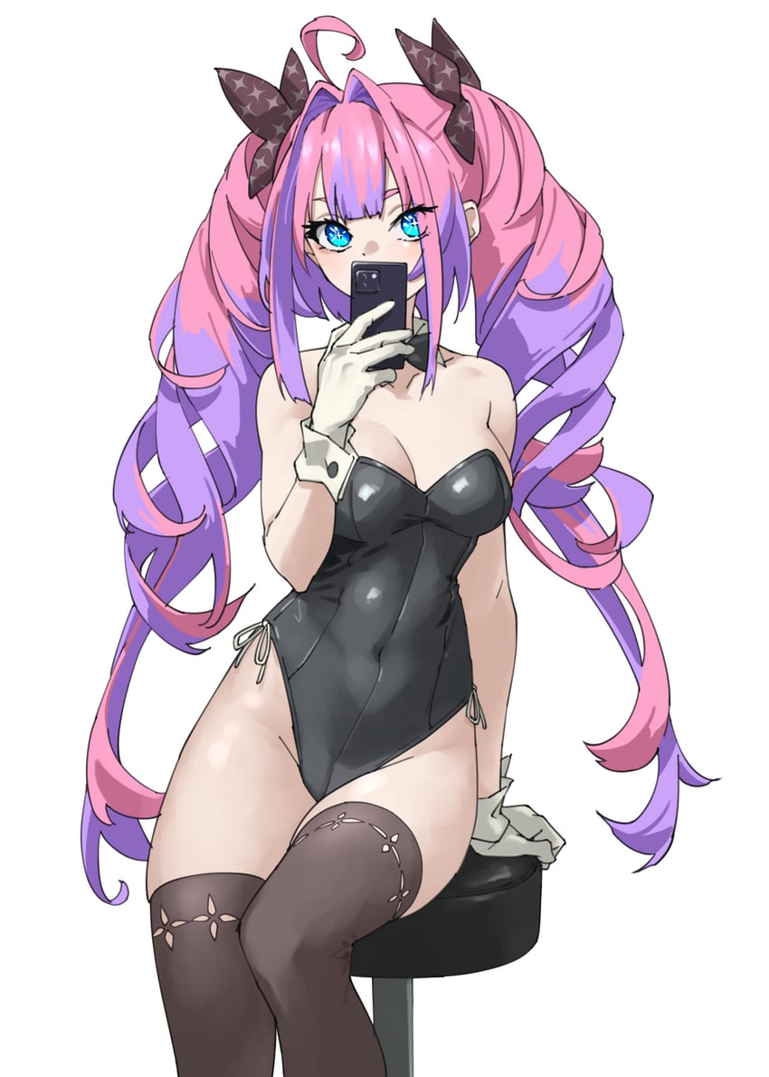 kikirara vivi (hololive and 1 more) drawn by tanabe_(fueisei)