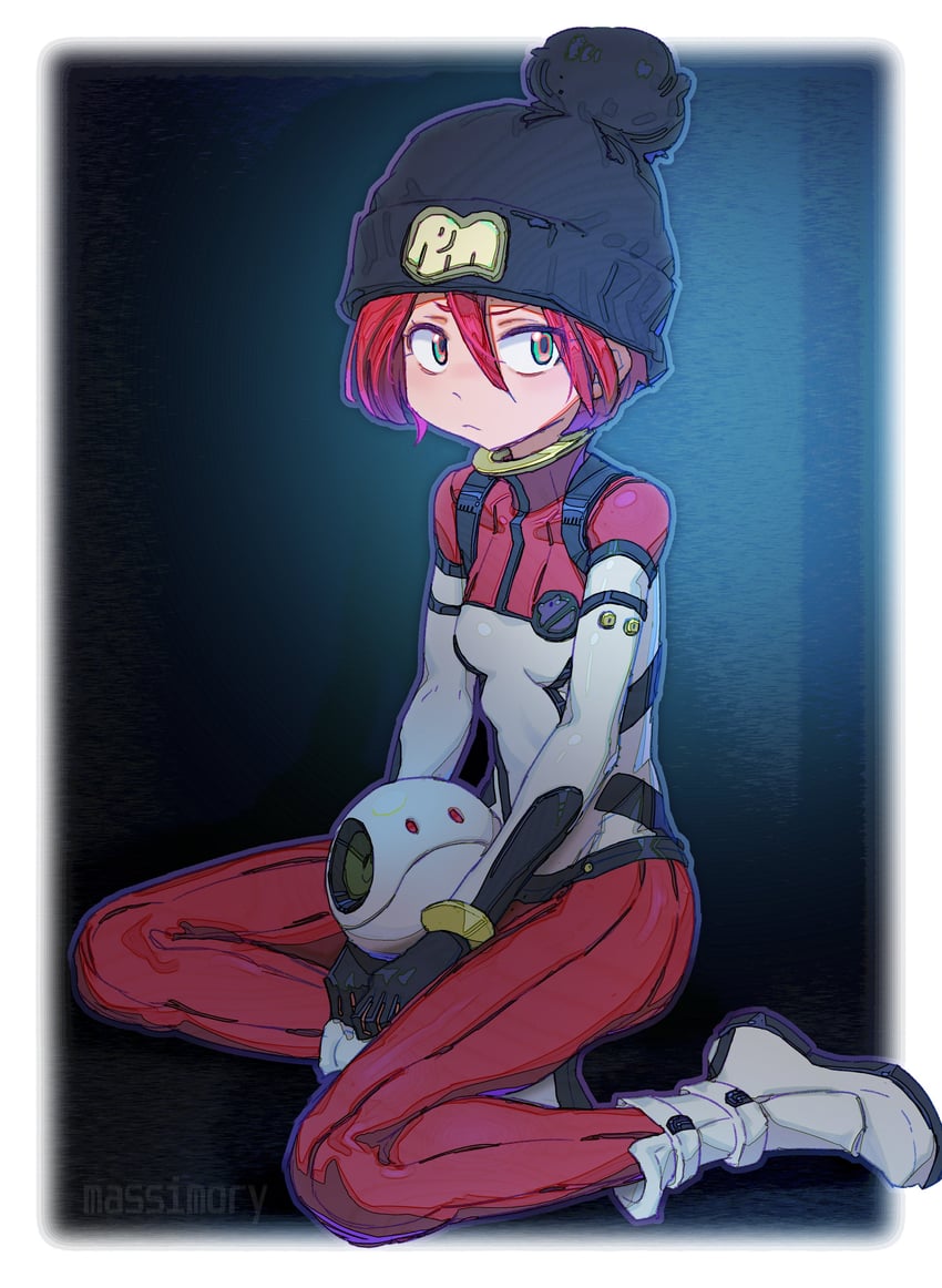 amate yuzuriha and haro (gundam and 1 more) drawn by massimo