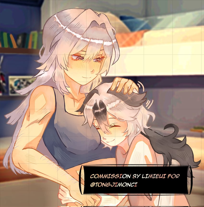 coralie 6626 planck and erdos helia (honkai and 1 more) drawn by limieui