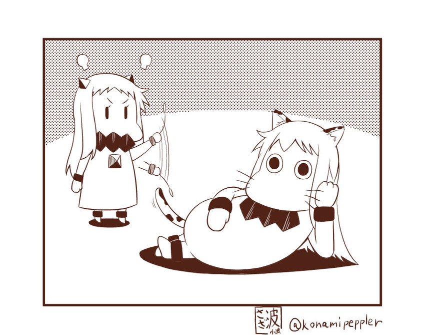 northern ocean princess and muppo (kantai collection and 1 more) drawn by sazanami_konami