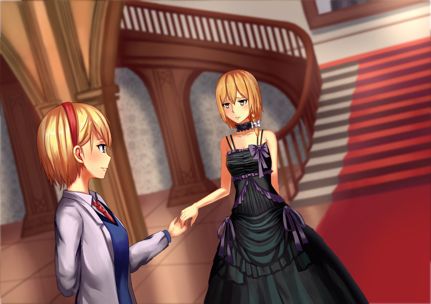 kirisame marisa and alice margatroid (touhou) drawn by du_mogu