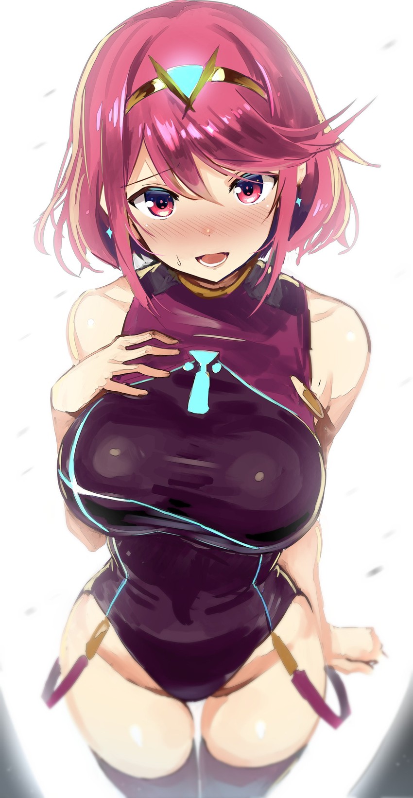 pyra (xenoblade chronicles and 1 more) drawn by greatmosu