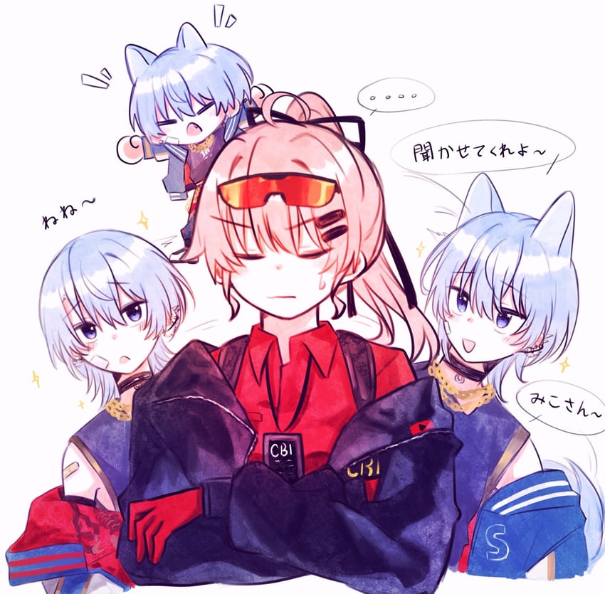 hoshimachi suisei and sakura miko (hololive and 1 more) drawn by yumi5469