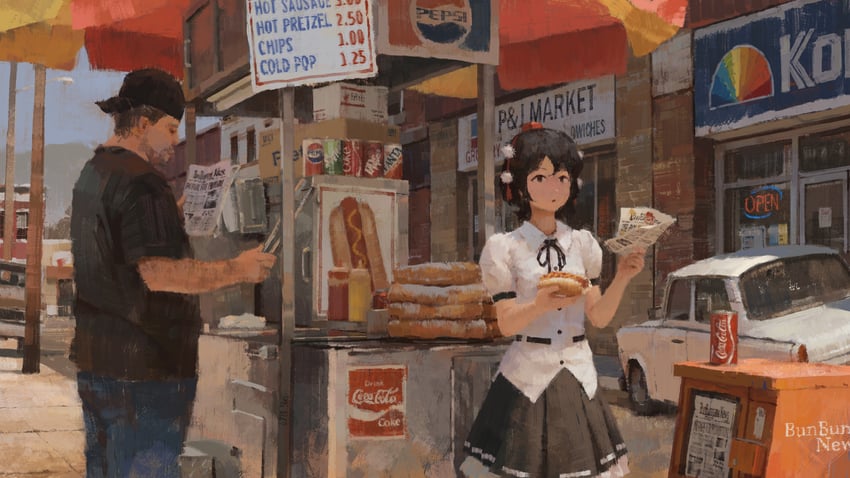 shameimaru aya (touhou and 2 more) drawn by mikado_(winters)