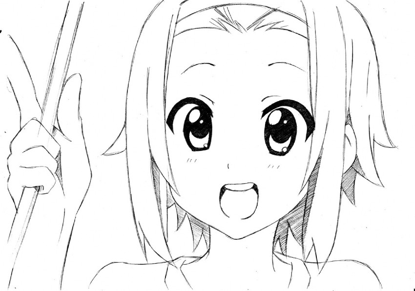 tainaka ritsu (k-on!) drawn by yuuichirou_(i_love_hitagi)