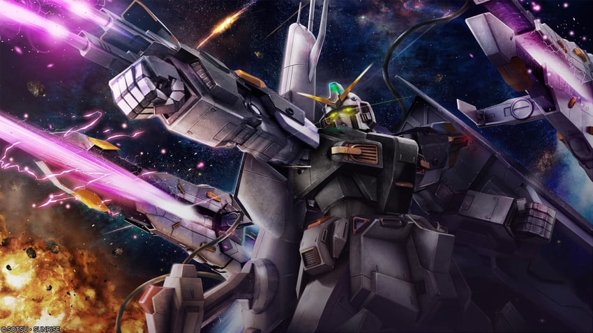 gundam nt-x (gundam and 2 more) drawn by tenjin_hidetaka