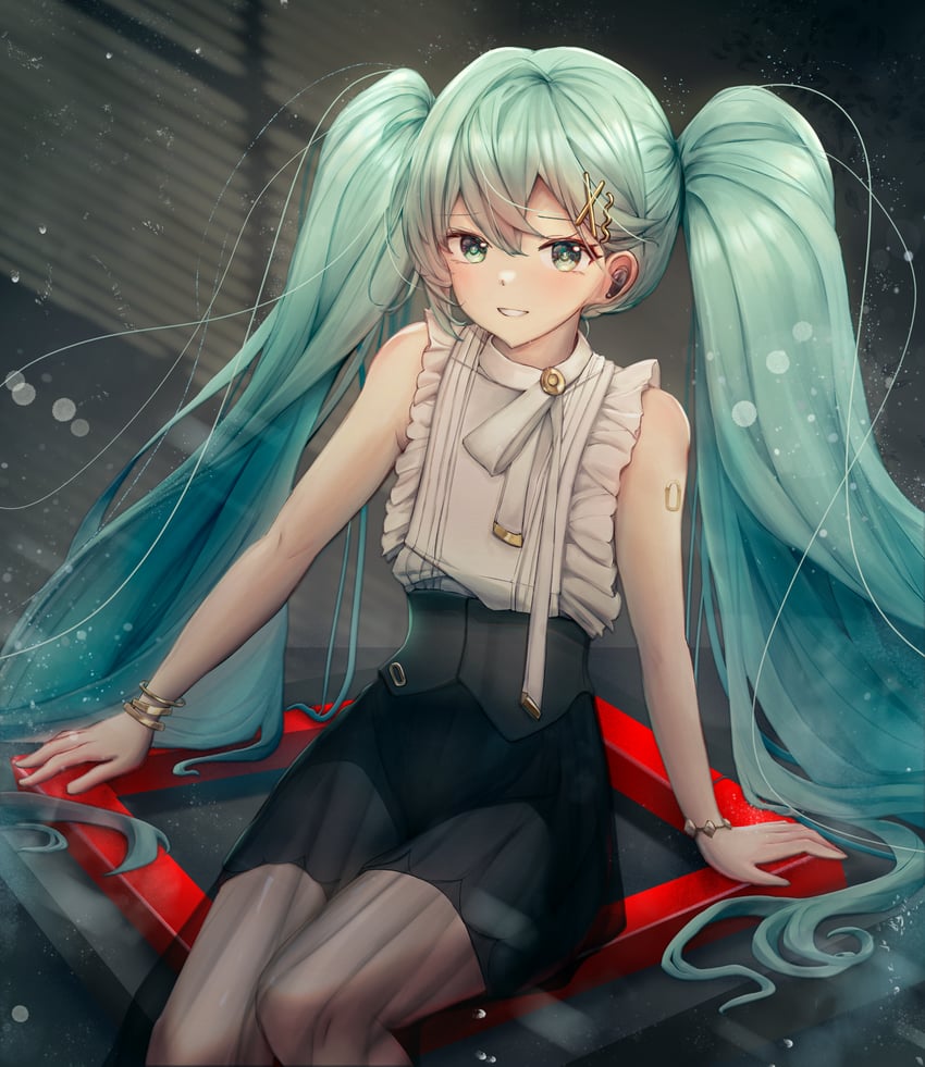 hatsune miku (vocaloid and 1 more) drawn by deog3