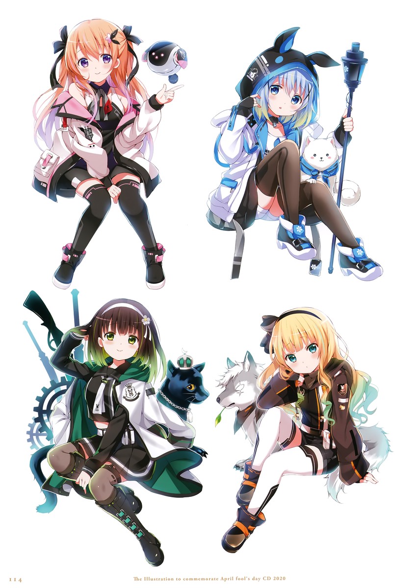 kafuu chino, hoto cocoa, kirima syaro, tippy, ujimatsu chiya, and 2 more (gochuumon wa usagi desu ka?) drawn by koi_(koisan)
