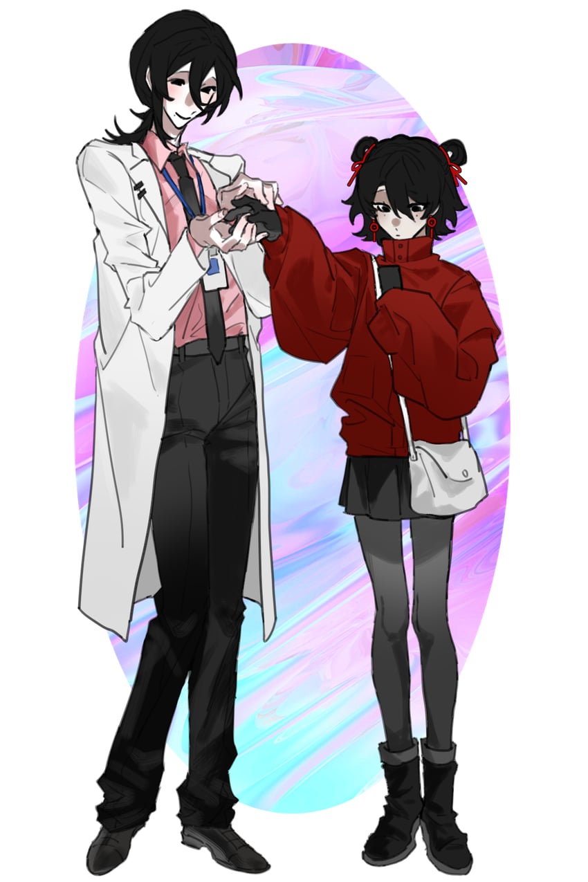 li yuting and mo chengwei (touqi guaitan) drawn by wu_yong_peng_you