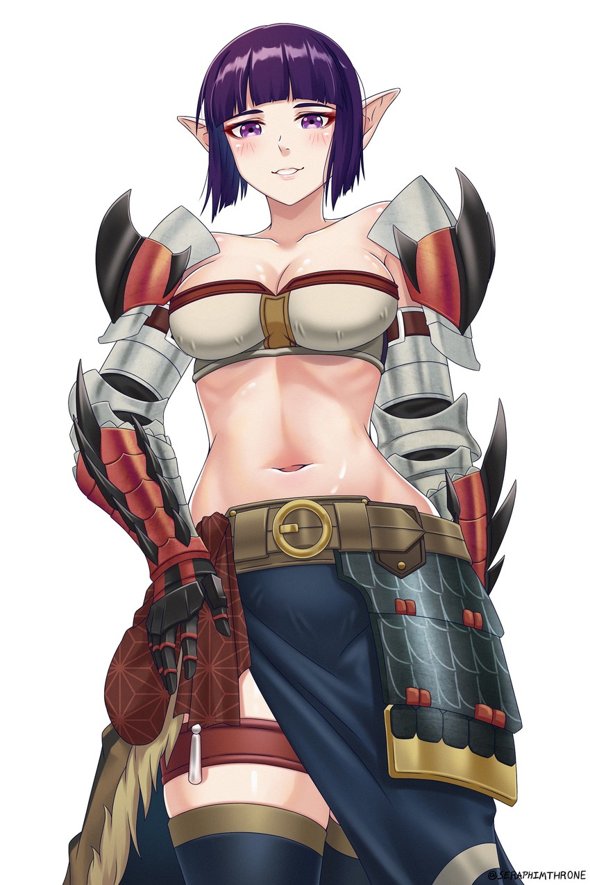 monster hunter (monster hunter and 1 more) drawn by seraphim_throne