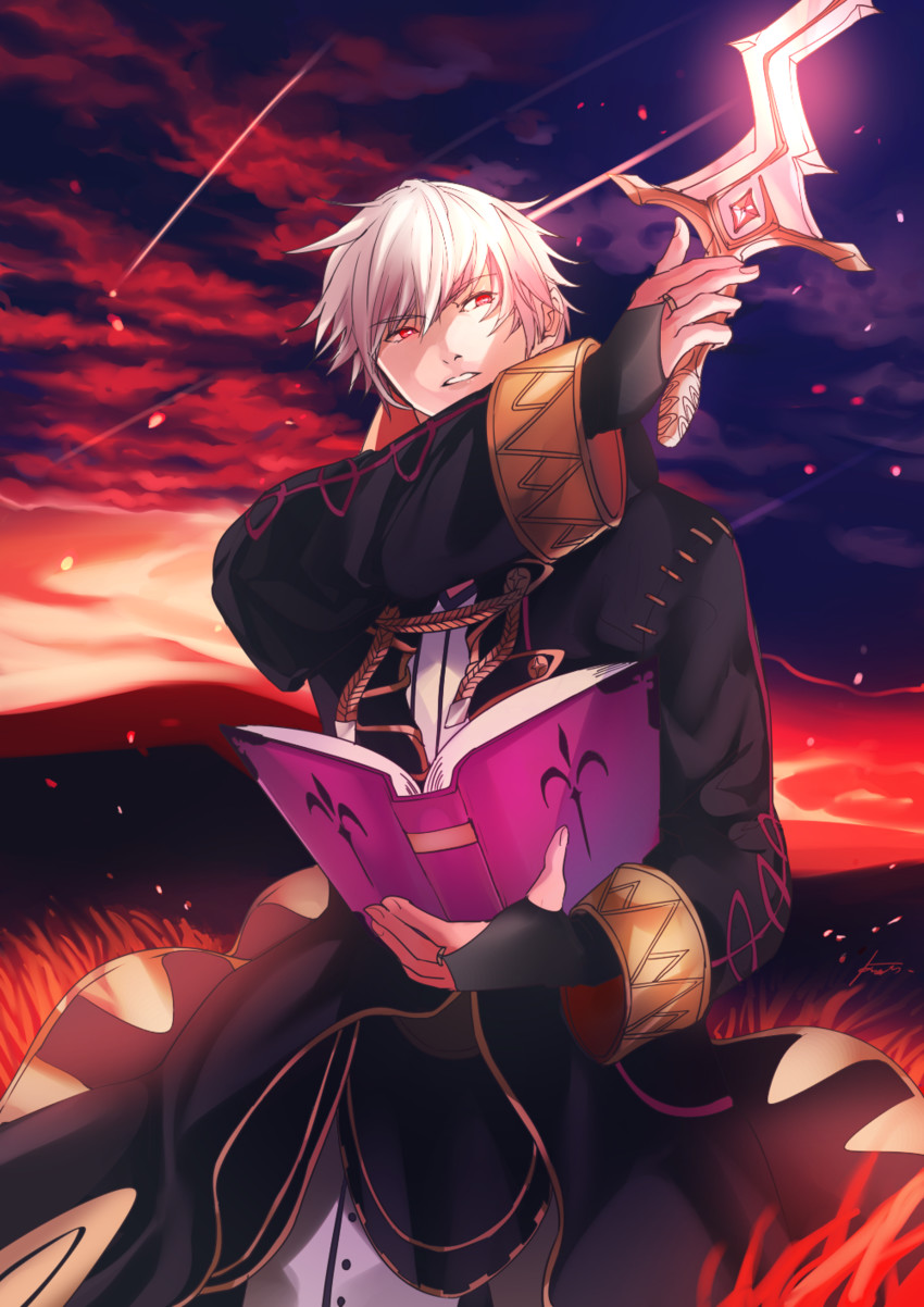 male robin (fire emblem and 1 more) drawn by kazuha_(kazuha1003)