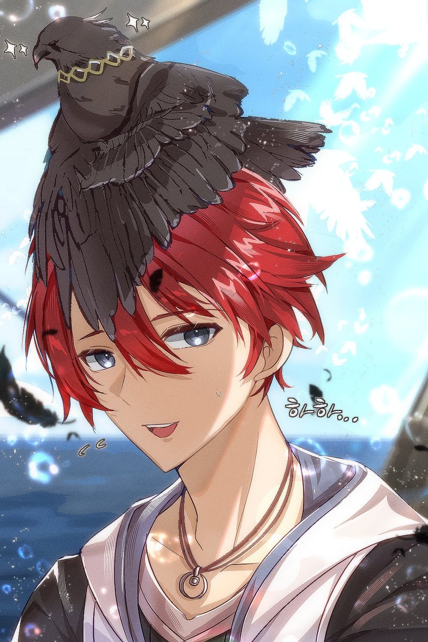 adol christin and hugill (ys and 1 more) drawn by zer00han