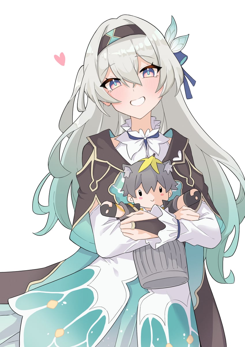 trailblazer, firefly, and caelus (honkai and 1 more) drawn by aby_(user_fvmf5222)