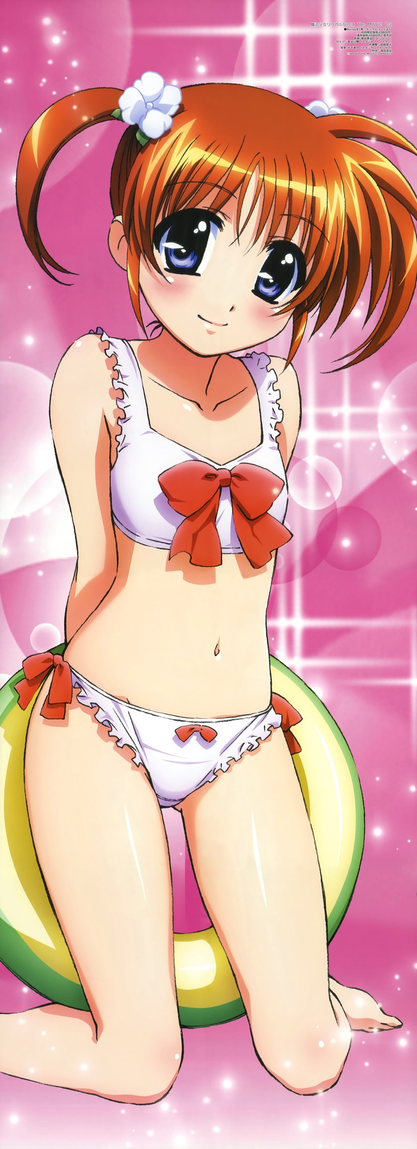 takamachi nanoha (lyrical nanoha and 3 more) drawn by okuda_yasuhiro