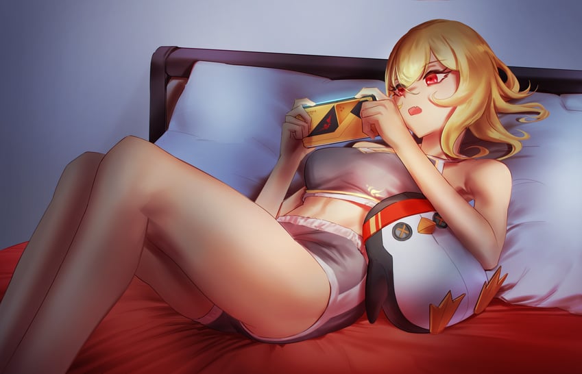 kaela kovalskia (hololive and 1 more) drawn by aragiken